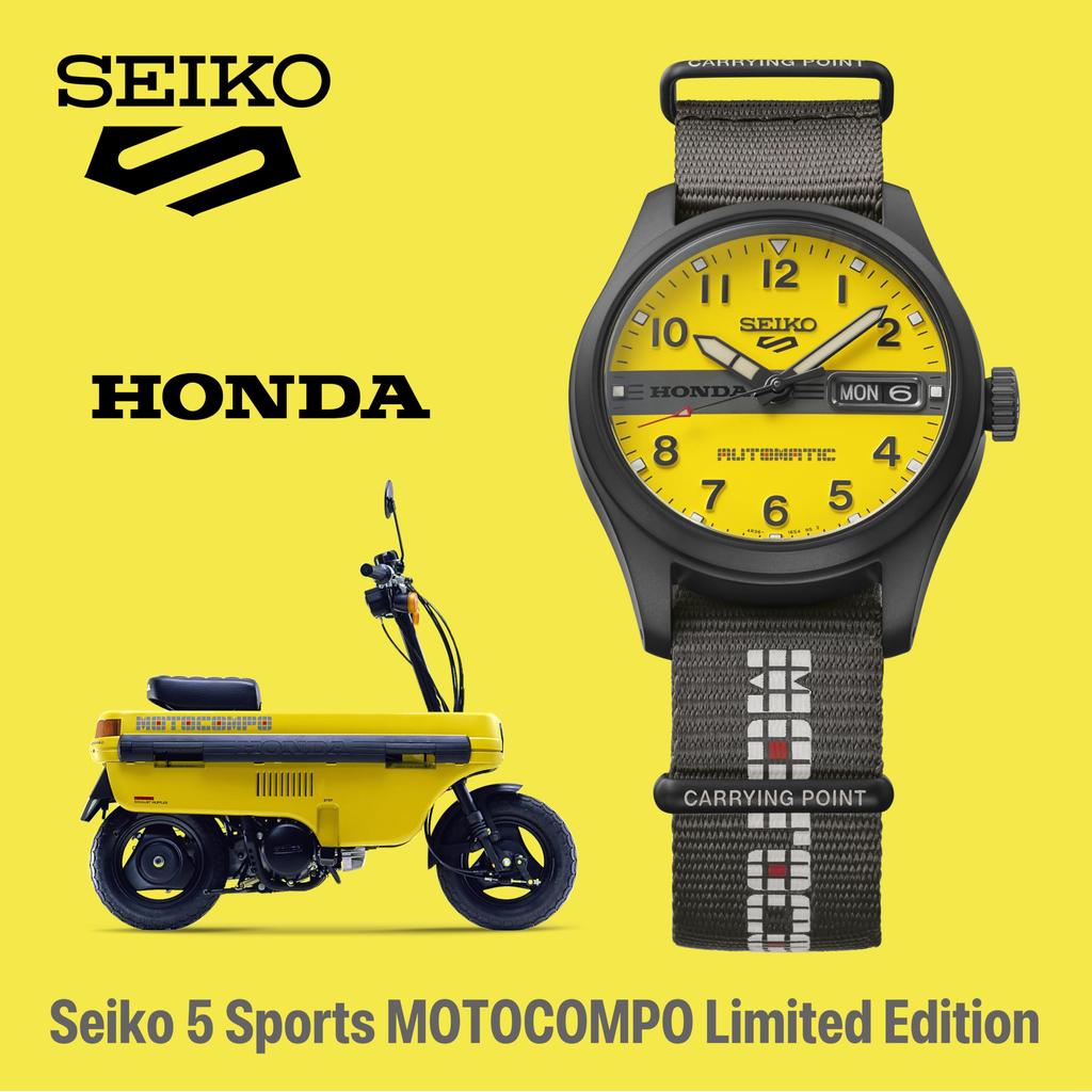 Механические автоматические часы SEIKO 5 Sports Ограниченная серия в сотрудничестве с MOTOCOMPO HDB010J