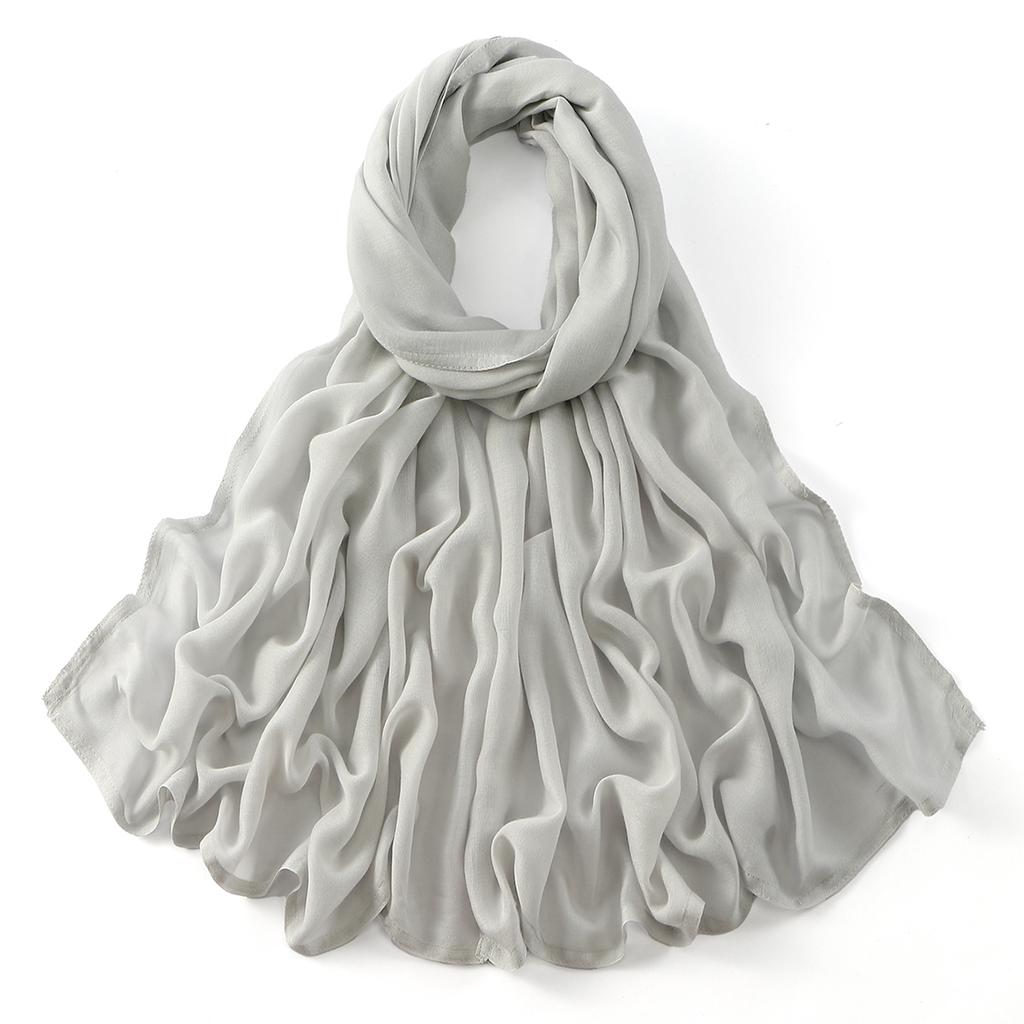 Muslim Modal Hijab Cotton Rayon Scarf for Women Double Stitching Wide Edge Rayon Shawl Islamic Thin Soft Viscose Turban Headband