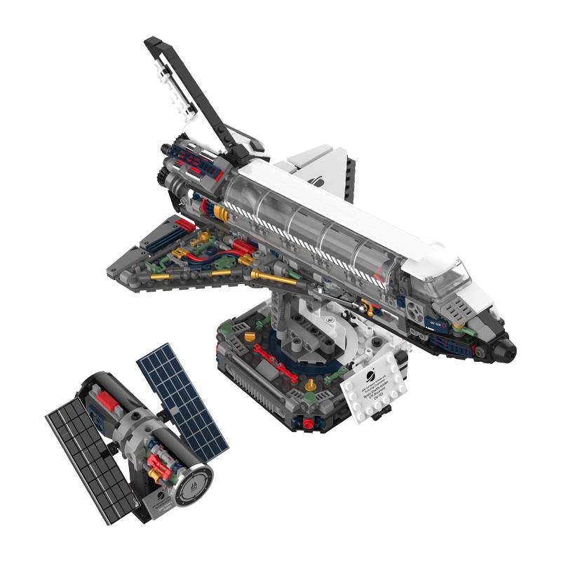 Jaki Space Exploration Series Super Rocket Space Shuttle Exploration Aircraft Model Assembly Children'S Building Blocks Toy Gift