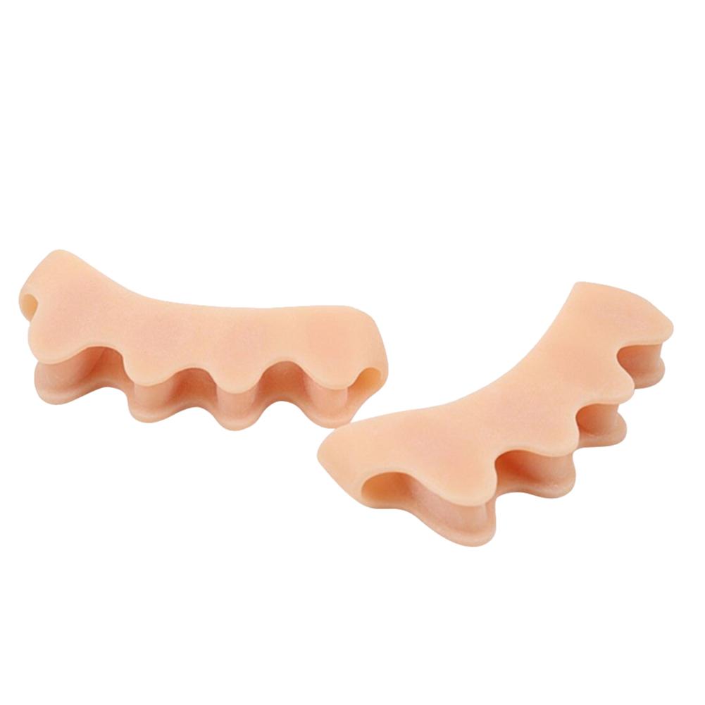 1-5 пар силиконовых протекторов для пальцев ног, разделителей пальцев ног, корректоров косточек, растяжителей и выпрямителей стоп, протекторов для снятия боли, ухода за ногами