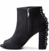 Eva Minge Women' Classic Leather Ankle Boots 35 3D9G4*