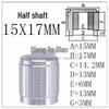 Aluminum Alloy D-Shaft Potentiometer Knob 15x17mm Volume Control