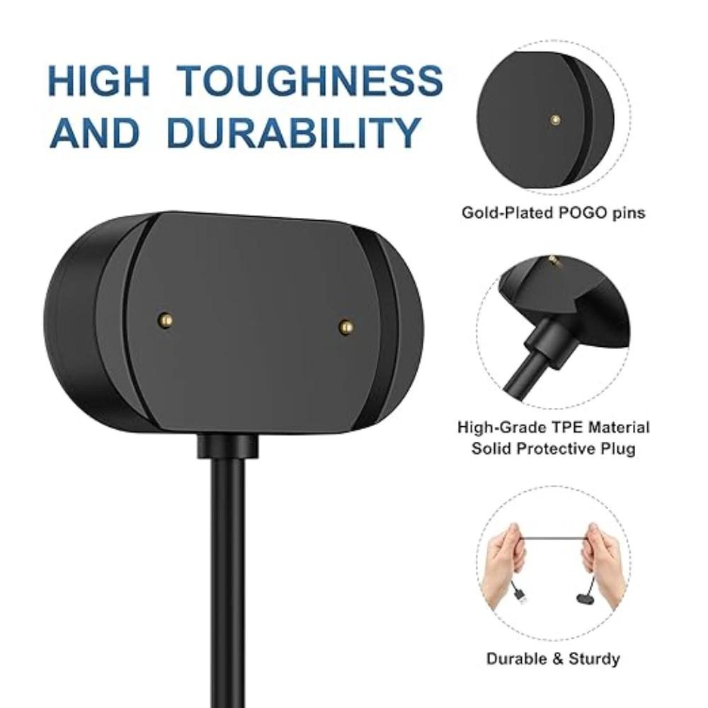 Для Amazfit GTR3/GTR4/GTR3Pro/GTS3/GTS4/T-rex2 Зарядное устройство USB Зарядное устройство Смарт-часы Быстрая зарядка Док-станция Замена зарядного устройства