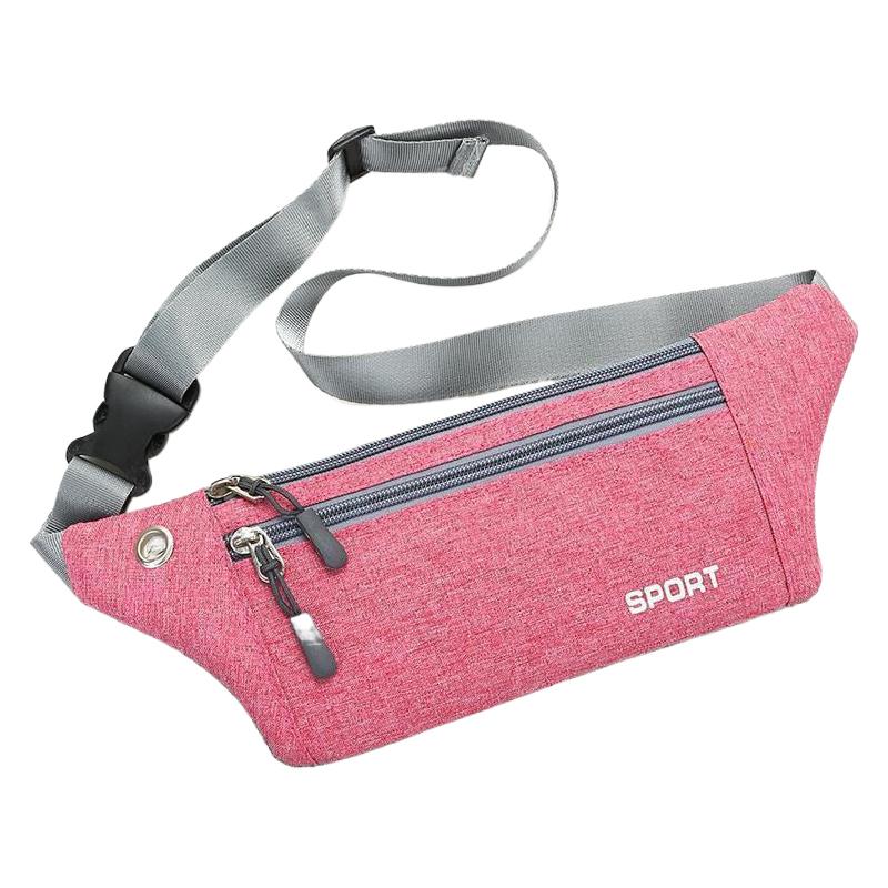 Оксфорд Ткань Fit Waistpack Мобильный поясной рюкзак мужской Спорт на открытом воздухе Отдых Бег Защита от кражи Ультратонкий Невидимый