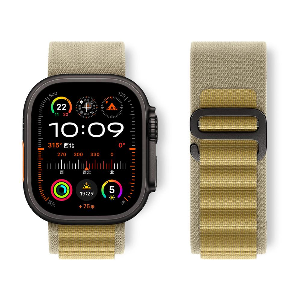 Alpine Loop для Apple Watch Ultra 2 Band 44 мм 45 мм 49 мм 40 мм 41 мм 42 мм нейлоновый браслет Trail correa Series 10 9 8 7 6 5 se ремешок