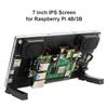 For Raspberry Pi 4B/3B 1024x600 HDMI-Compatible Display Monitor Board 7 Inch IPS Touch Screen HDMI-Compatible Display Module
