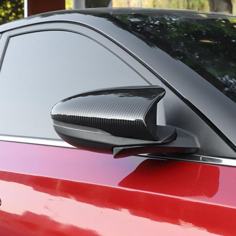 For Hyundai i20 i20N -2024 Accessories Exterior Door Side Wing Rearview Mirror Cover Trim Crash Protection Sticker Styling