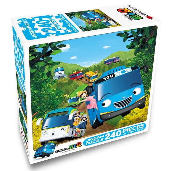 Пазл Tayo Little Bus Spring Picnic, 240 деталей, разные цвета Пазл, Детские игры, Развивающие игрушки