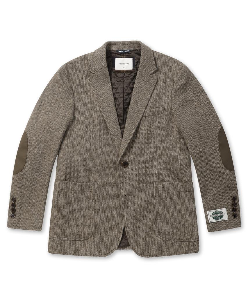 BRENTWOOD [Hunting Jacket] Wool Blended Herringbone Hunting Jacket Brjcw25453Brx