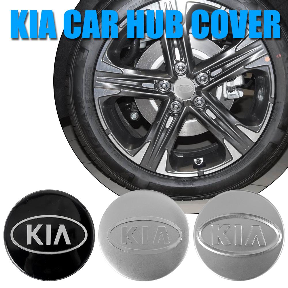 4Pcs 56mm Original Car Wheel Center Hub Caps Sticker Cover For KIA KN Ceed Forte K9 Optoma Picanto Rio Sorento Soul Sportage hbwjx00