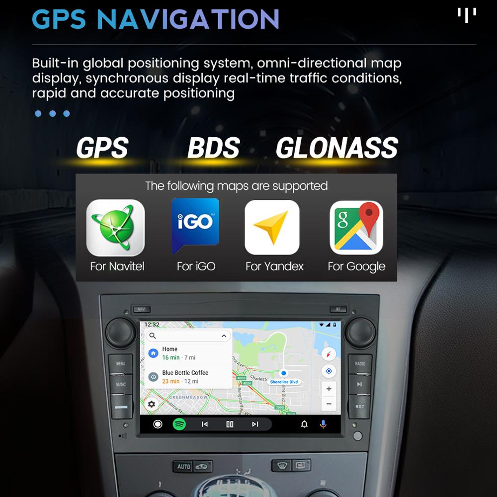 Car Radio Android For Opel Para Astra Meriva Vectra Antara Zafira Corsa 2 DIN Multimedia GPS 1+16GB