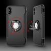 Hybrid Armor Hard Protective Case Rugged Shockproof Ring Holder Cover Kickstand