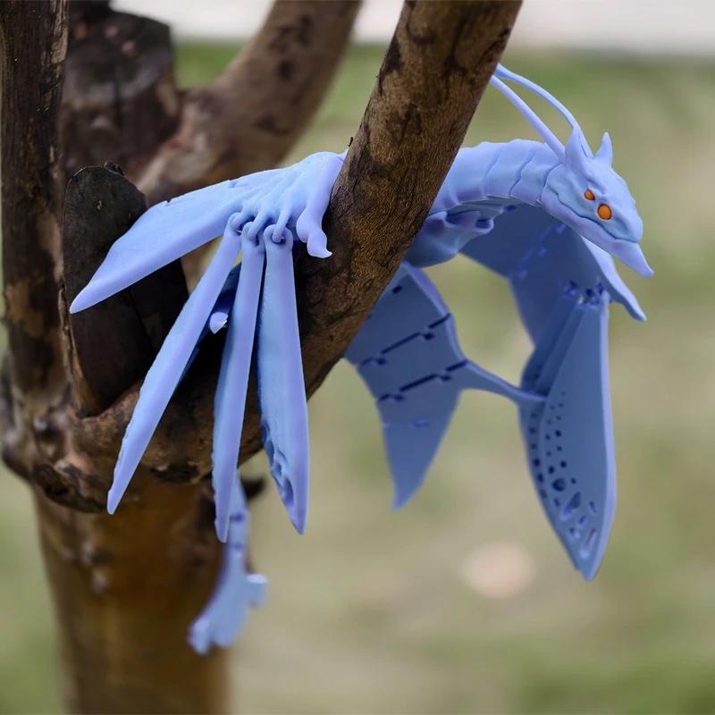 Аватар Икран Банши 3D-печатная подвижная фигурка Настольный декор Для коллекционеров Геймеров Подростков Хэллоуин Офисный стол Подарок