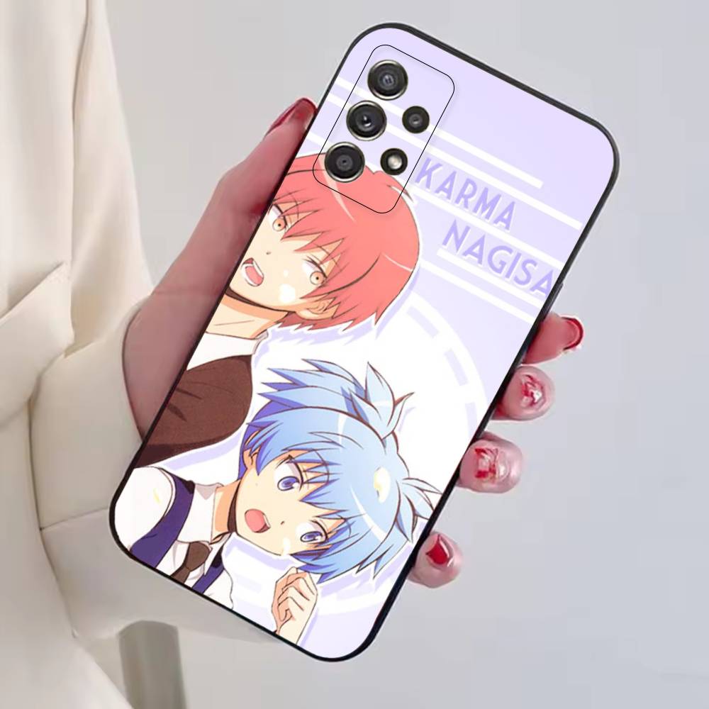 Чехол для телефона Аниме Убийство в Классе C для Samsung S25, S24, S21, S22, S23, S30, Ultra, S20, Plus, Fe, Мягкий Силиконовый Черный Чехол