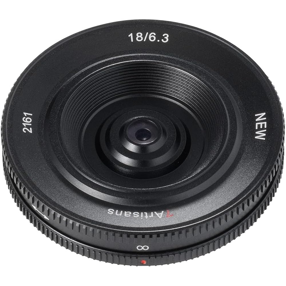 Seven Craftsmen 7Artisans 18mm F6.3 II E Mount Sony E (APS-C) Black Body Cap Lens