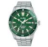 АЛЬБА (От Seiko) Автоматические мужские часы с зеленым циферблатом AL4737X1