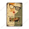 Woody Allen Movie Director Metal Plate Rusty Metal Signs Decorative Plate Metal Plaque Wall Tin Sign Man Cave Club Wall Decor