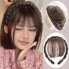 Synthetic Bangs Headband 1Piece Front Hair Bangs Fringe Hair Extensions Synthetic Hair Headband For Women