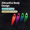 LED Lighted LED Squid Bait Thicken Double-Layer Squid Lures Glow Fishing Lures  Boat Fishing
