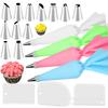 Stainless Steel Cake Decorating Nozzle Set with EVA Bag