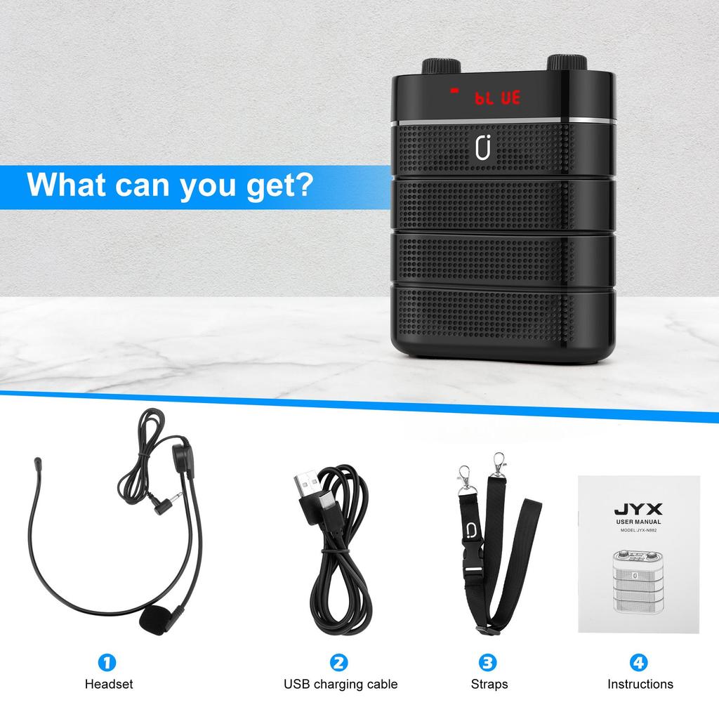 Головной микрофон, громкоговоритель, усилитель голоса, рекордер, микрофон, динамик, аудио, мини-проводной микрофон, микрофон, звуковой аккумулятор, комплект, гарнитура