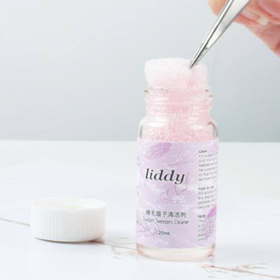 Yousheng 20 мл очиститель для пинцетов эффективное быстродействующее решение жидкость для очистки пинцетов для наращивания ресниц для профессионалов
