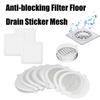 Disposable Anti-clogging Filter Floor Drain Sticker Mesh Traps Plug Shower Drain Cover Kitchen Bathroom Sink Blocker