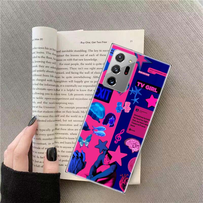 TV Girl Album Phone Case For Samsung Galaxy S25 Edge S24 S23 FE S22 S26 Ultra S21 S20 S10 Plus Capa Soft