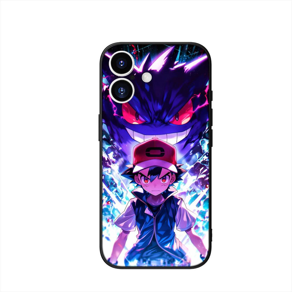 Чехол для телефона P-Pokemons Charmander P-Pikachus для Apple iPhone 16 15 14 Plus 13 12 Mini 17 Pro Max + 16E Air 16+ ProMax