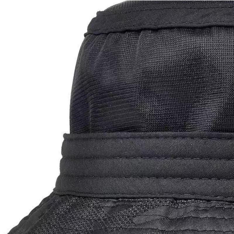 Camouflage Bucket Hat Panama Black Hiking Climbing Fisherman Hat Summer Hip Hop Street Trendy Breathable Sun Hat