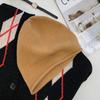 Japanese-Korean Style Warm Knitted Wool Hat for Autumn and Winter - Trendy, All-Match, Fits Large Head Circumference