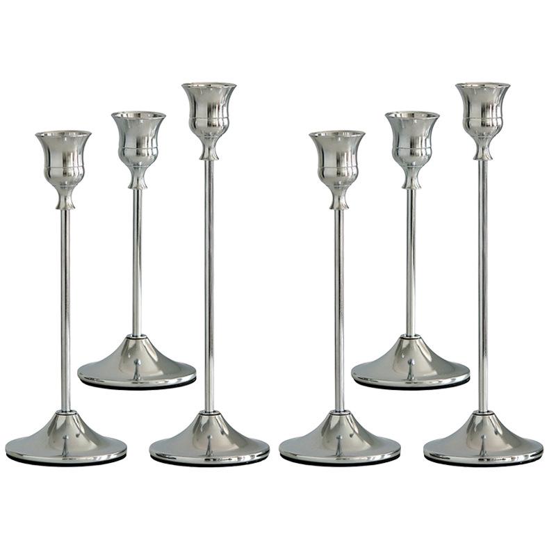 Европейский минималистичный подсвечник-украшение для ужина при свечах и свадебного декора