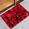 Мягкий ковер с романтическими цветами для кухни, гостиной, спальни, ковер на День Святого Валентина, домашний декор