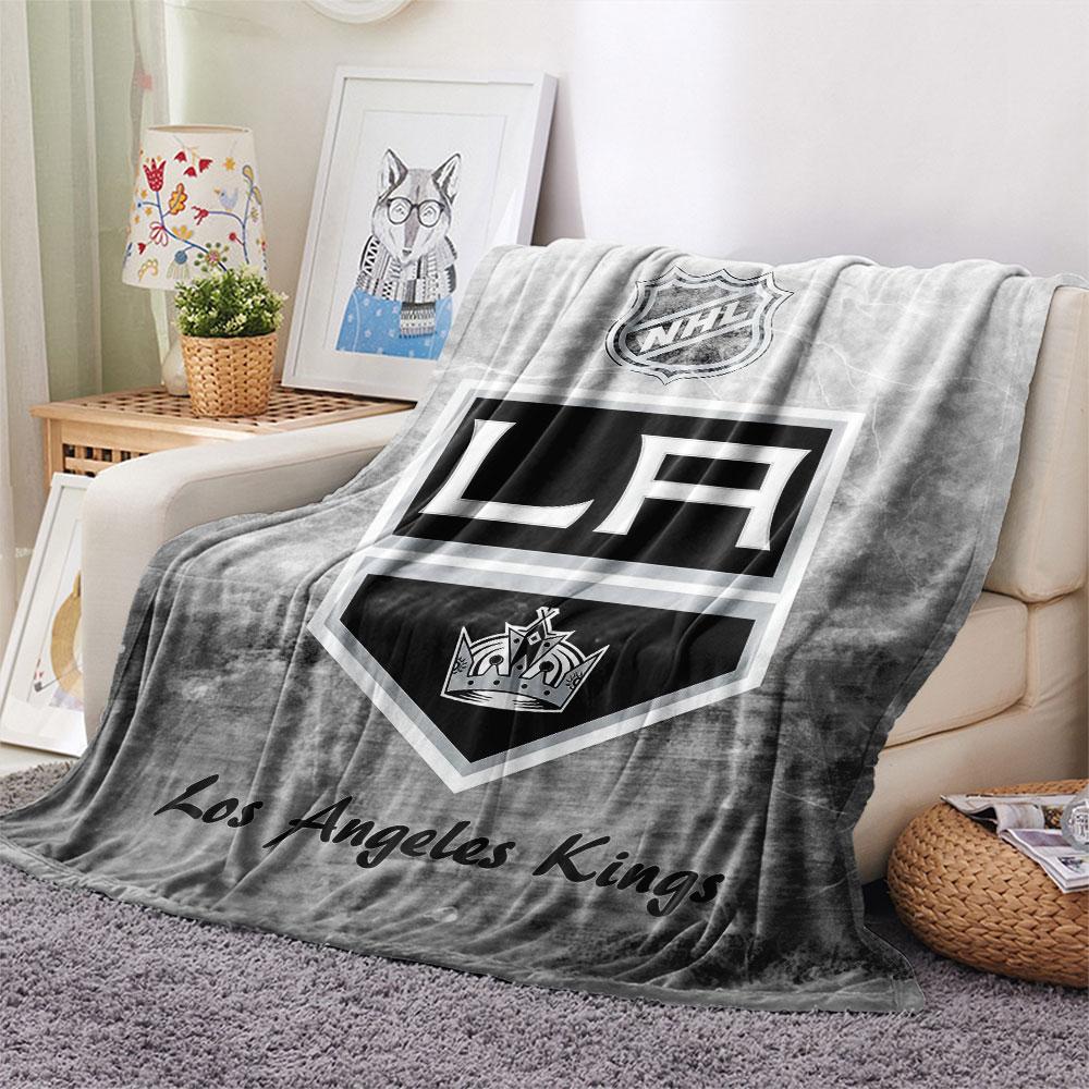 LA Kings Printed Flannel Blanket, soft throw for bedroom sofa, washable, Christmas present, great gift.
