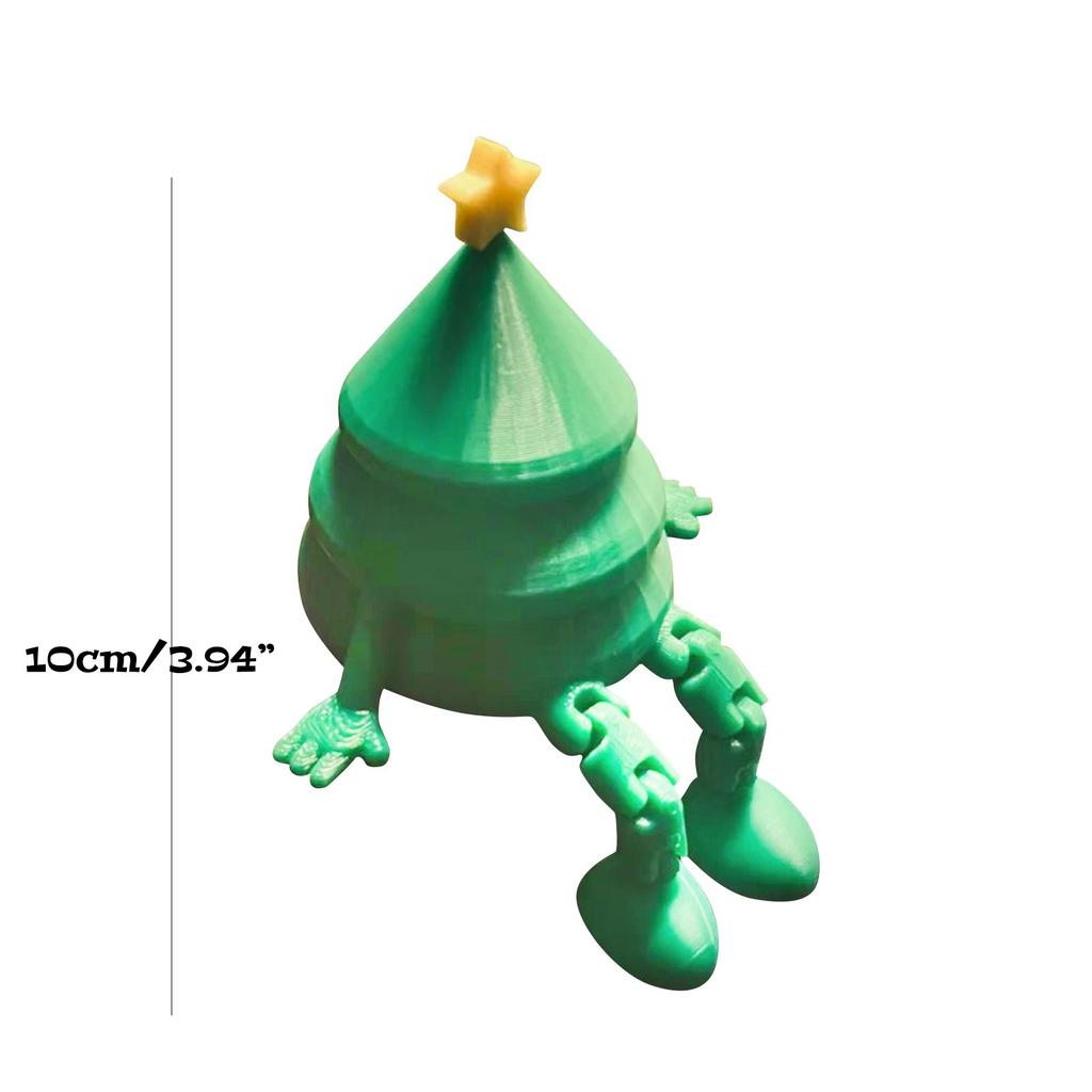 3D-печатная рождественская красочная декоративная рождественская игрушка-человечек