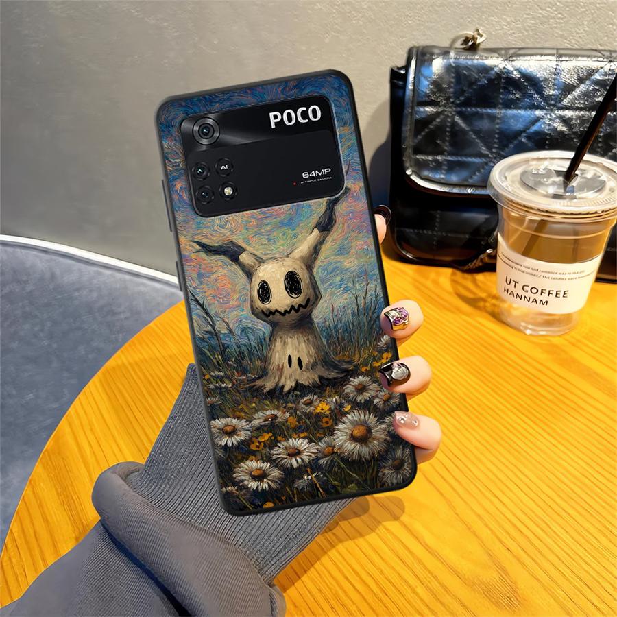 Смешная Чехол-накладка для телефона Pokemon Mimikyu для Xiaomi Poco F8 M3 M4 M7 Pro F1 C71 M5 F3 C50 C75 X3 X4 X5 X7 Pro C61