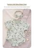 Adorable Floral Print Summer Romper Set for Baby Girls - 0 to 12 Months
