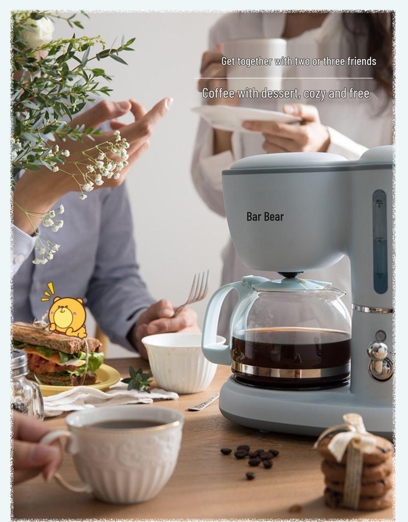 Dual-Use Automatic American Drip Coffee & Tea Maker for Home and Office