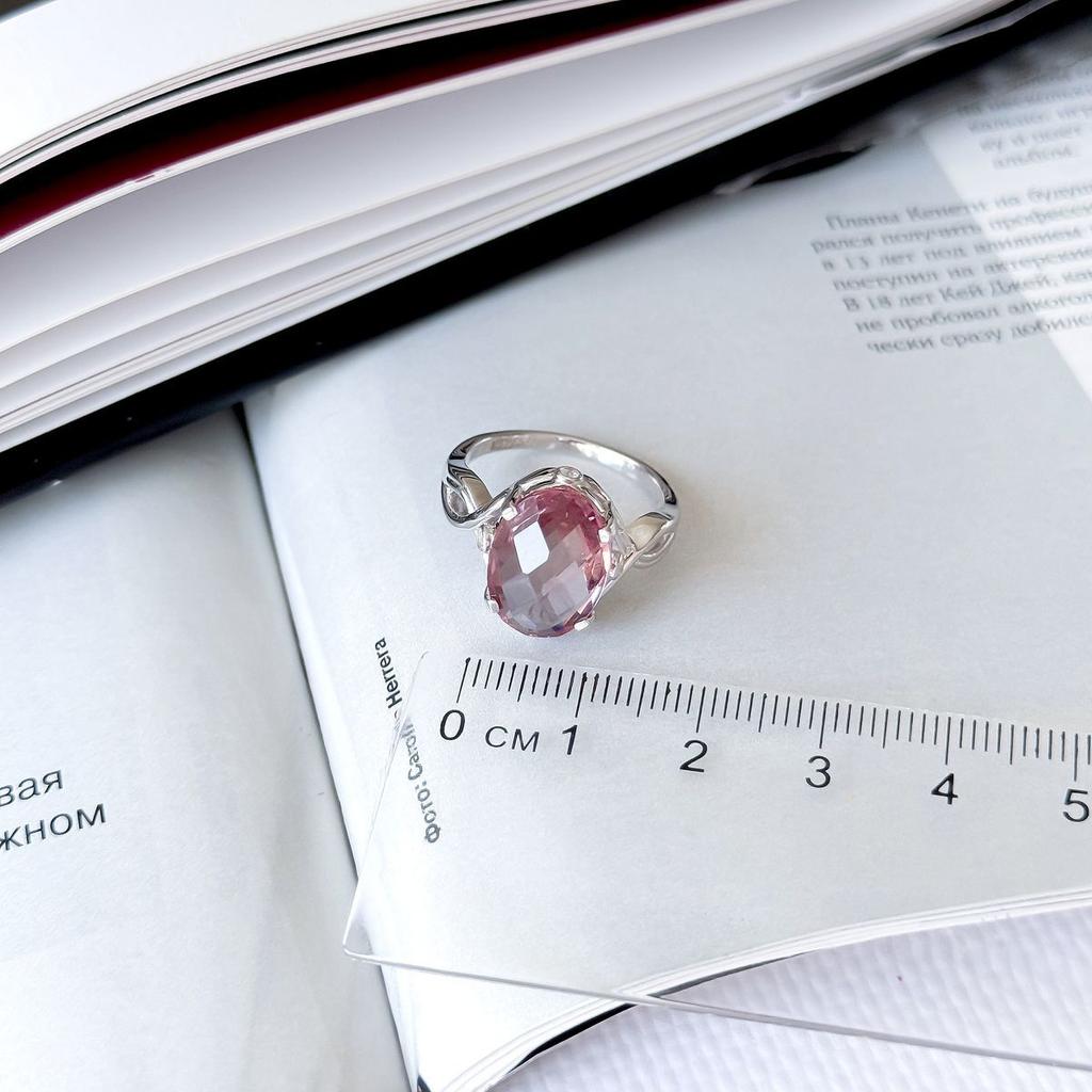 Серебряное кольцо с Султанит султанитом 5.515ct, вес изделия 4,86 гр (2163923)