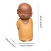 Little Monk Statue ,Monk Ornament ,Craft ,Desk Figure Buddha Sculpture for Bedroom ,Office