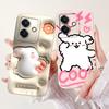 For Funda OPPO A3 A3x 4G Case 2024 Cute Panda Rabbit Soft Silicone Candy Painted Phone Covers For OPPO A40 5G OPPOA3 A 3x Bumper