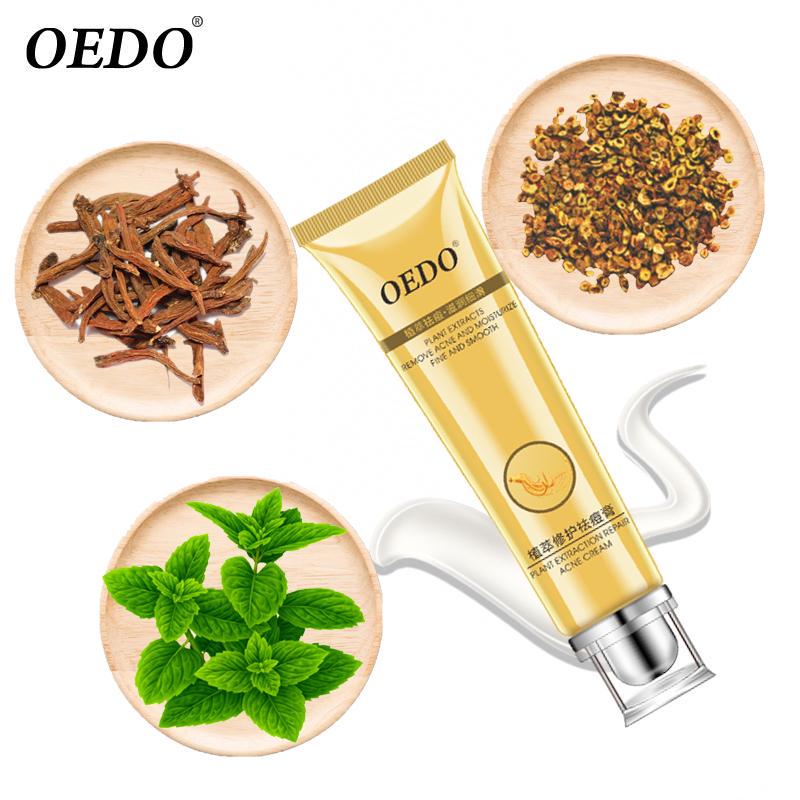 20g Plant Extraction Repair Acne Cream Ginseng Scutellariae Extract Face Care Acne Treatment Skin Care Facial Cream Whitening