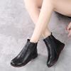 Модная женская обувь GKTINOO из натуральной кожи 2025 Зима Натуральная шерсть Мех Натуральная кожа Женские зимние ботинки большого размера Женская зимняя обувь