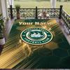 Custom Text Printed Rug Plymouth Argyle FC Non Slip Floor Carpet For Home Room Decor