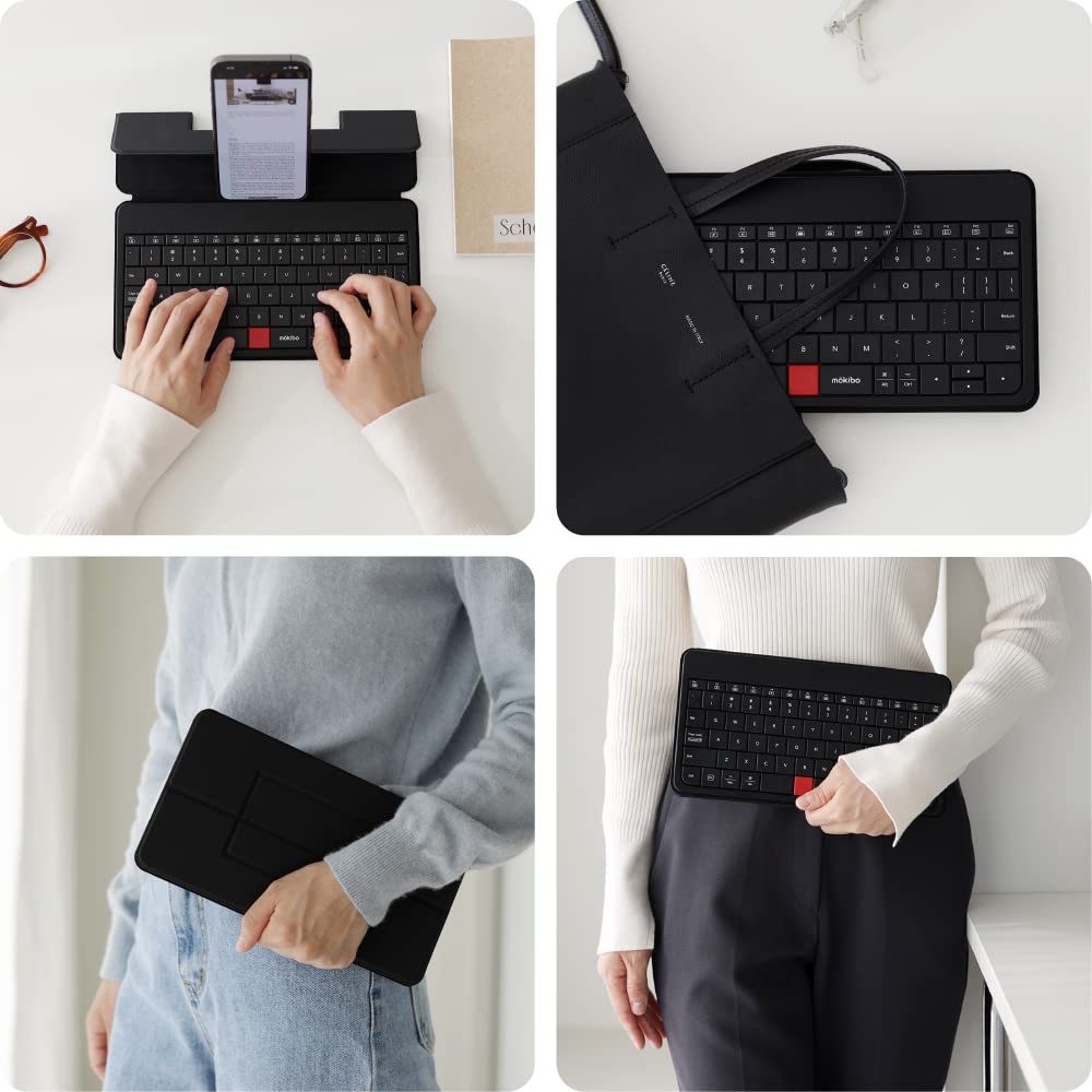 2nd Generation MOKIBO Mokibo Fusion Universal Bluetooth Keyboard with Trackpad