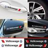 Для Volkswagen 4 шт. Декоративная наклейка Значок Sline на ручку двери автомобиля Автоаксессуары-аппликации Для Volkswagen VW Golf Tiguan CADDY