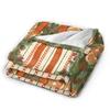 Super Soft Blankets Child Decorative New Year Plaid & Pattern Throw Blanket Flannel Bedspread Couch Bed Aesthetic Sofa Bed Cover