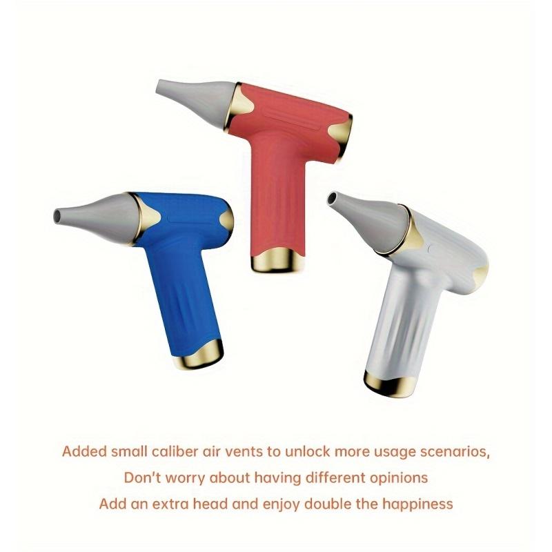 Новый высокоскоростной бесщеточный фен с турбонаддувом, портативный пылесос с сильным ветром, безлопастной зарядный мини-вентилятор для кемпинга