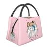 Пользовательские Enfermera En Apuros мультфильм доктор медсестра изолированные сумки для обеда для портативного термохолодильника еда ланч-бокс кемпинг путешествия