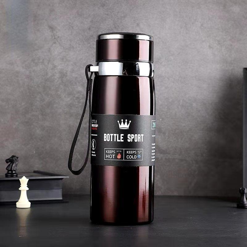 Термос большой емкости 800 мл/1000 мл Термосы Портативный термос из нержавеющей стали Бутылка для воды Дорожная чайная кружка Офисный термос